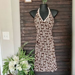 Geometric Pattern Sun Dress
